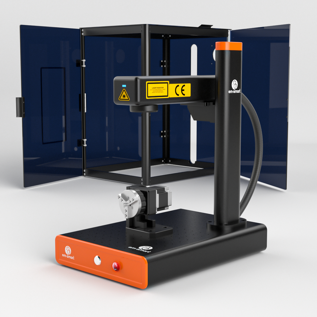 EM-Smart Basic 20W/25W Fiber Laser Engraver