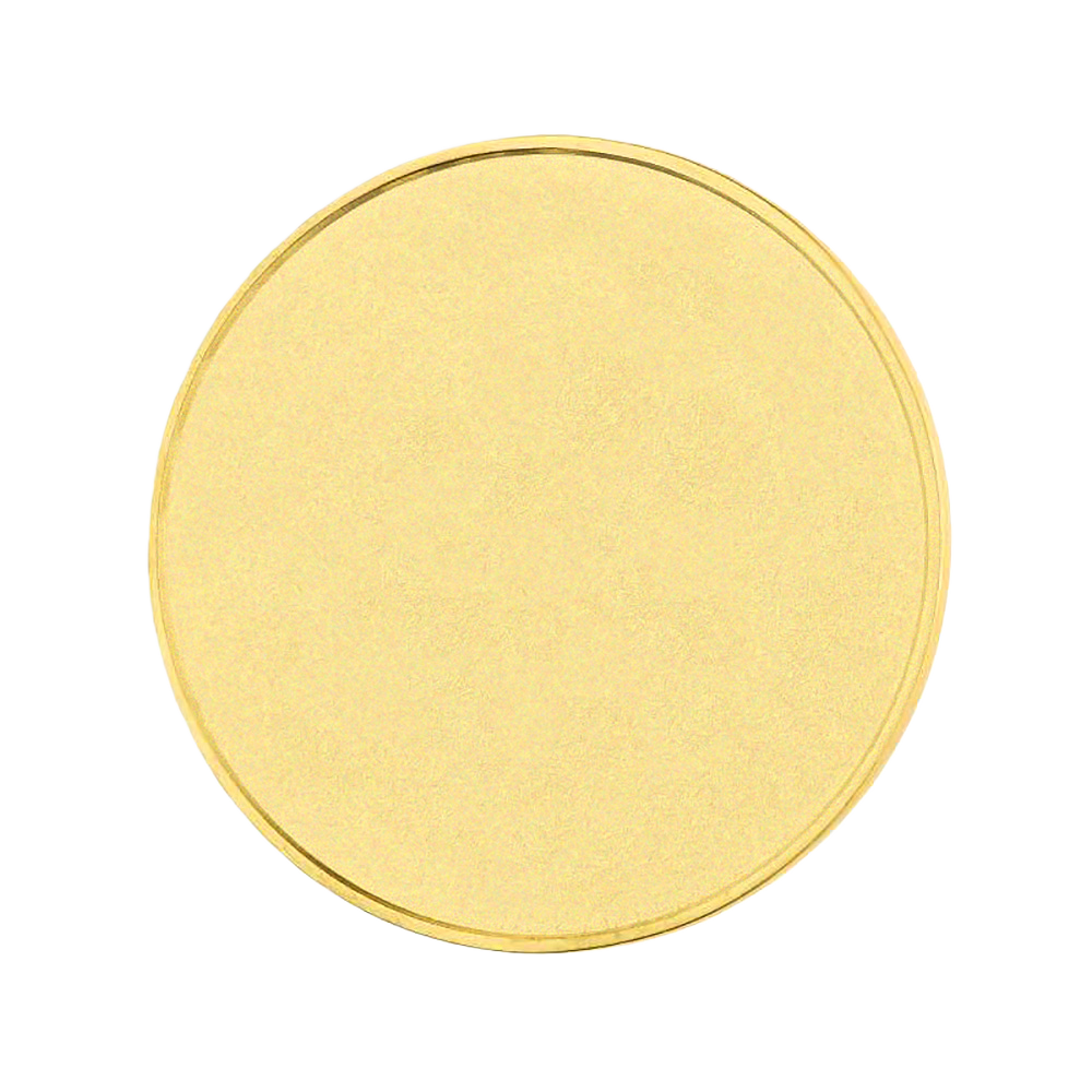 20/50Pcs Brass Metal Blank Challenge Coin for Laser Engravers