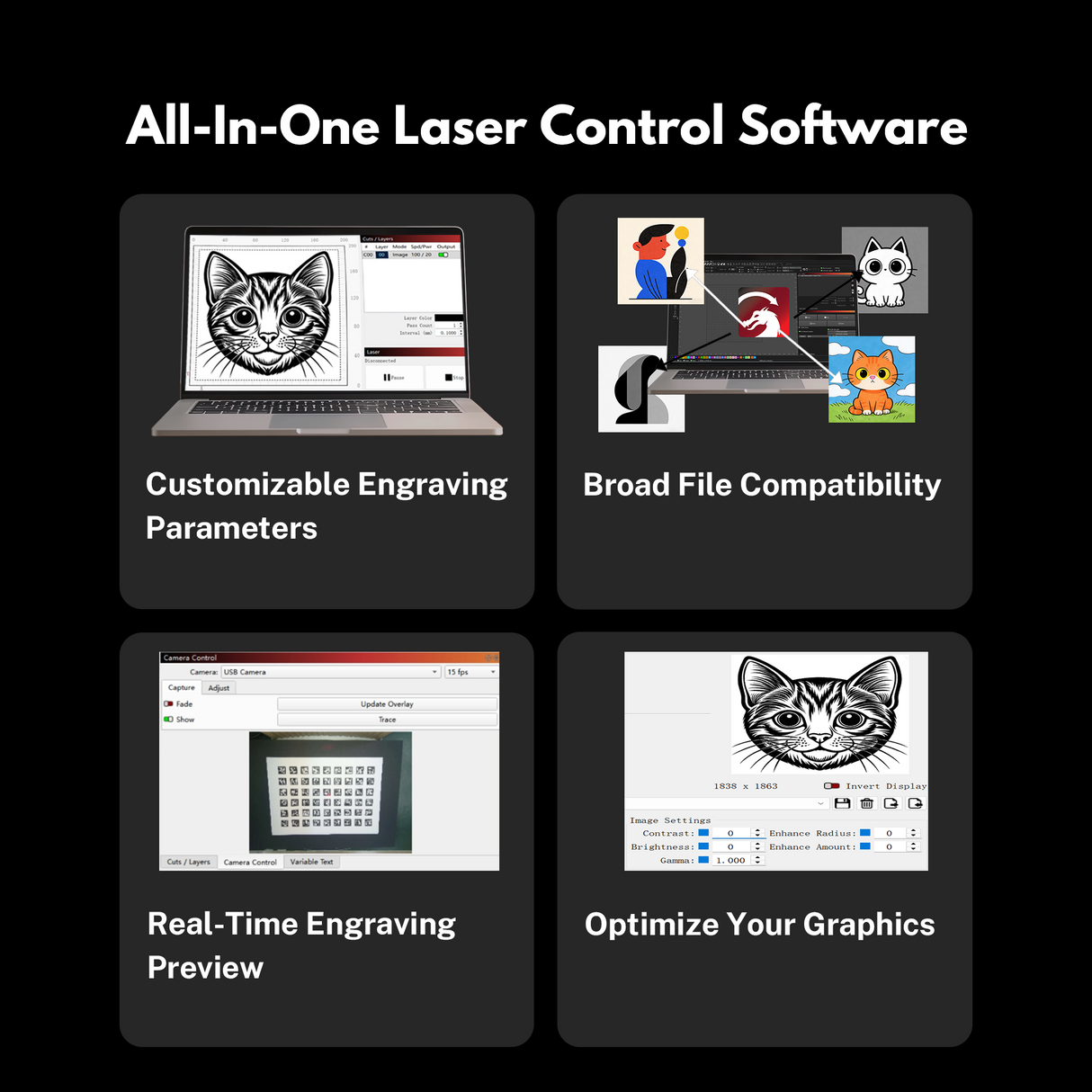 EM-Smart Dual SE Desktop-Dual-Lasergravierer