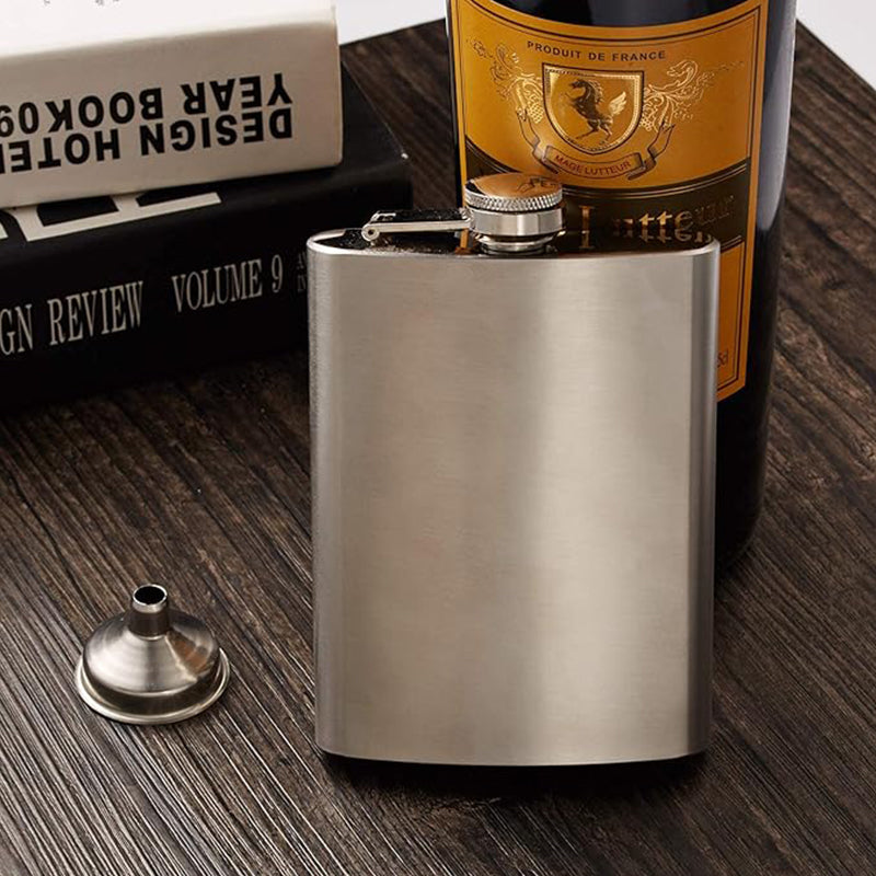 8oz Stainless Flasks for Laser Engraving