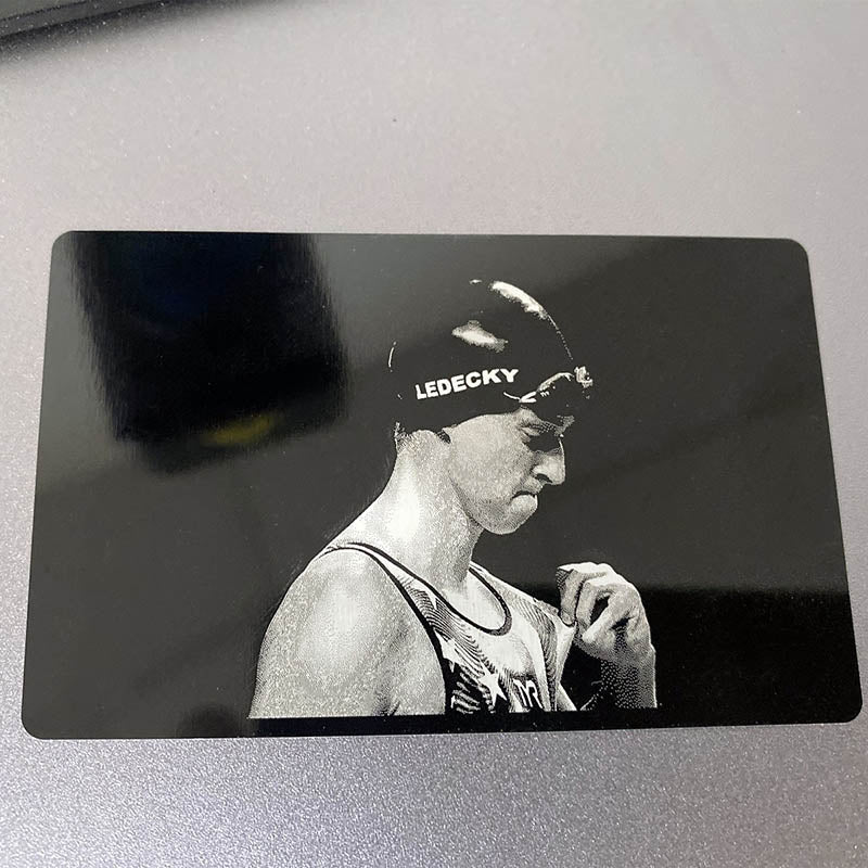 100Pcs Blank Metal Business Name Card