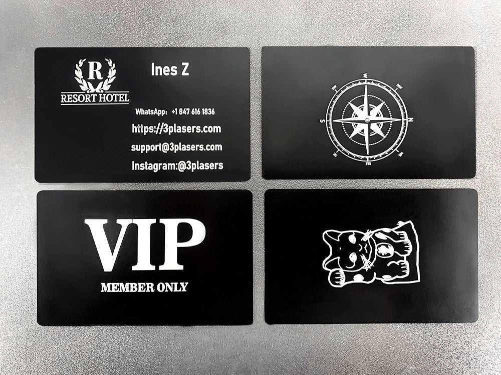 100Pcs Blank Metal Business Name Card