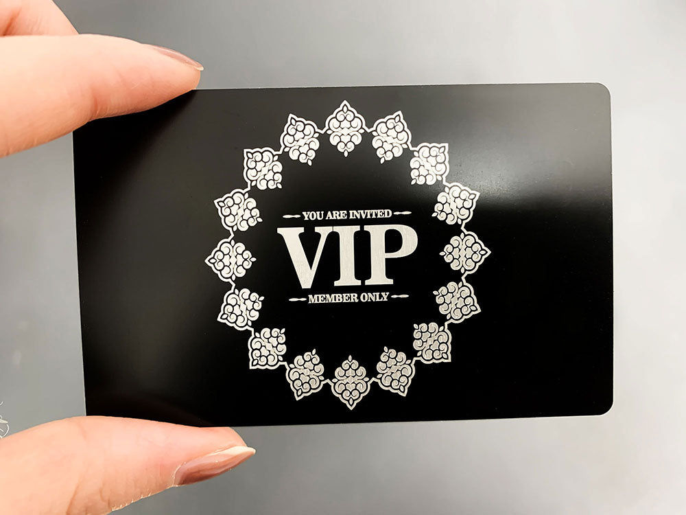 100Pcs Blank Metal Business Name Card