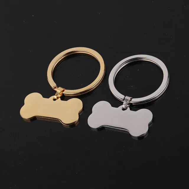 30Pcs Stainless Steel Bone Dog Tag