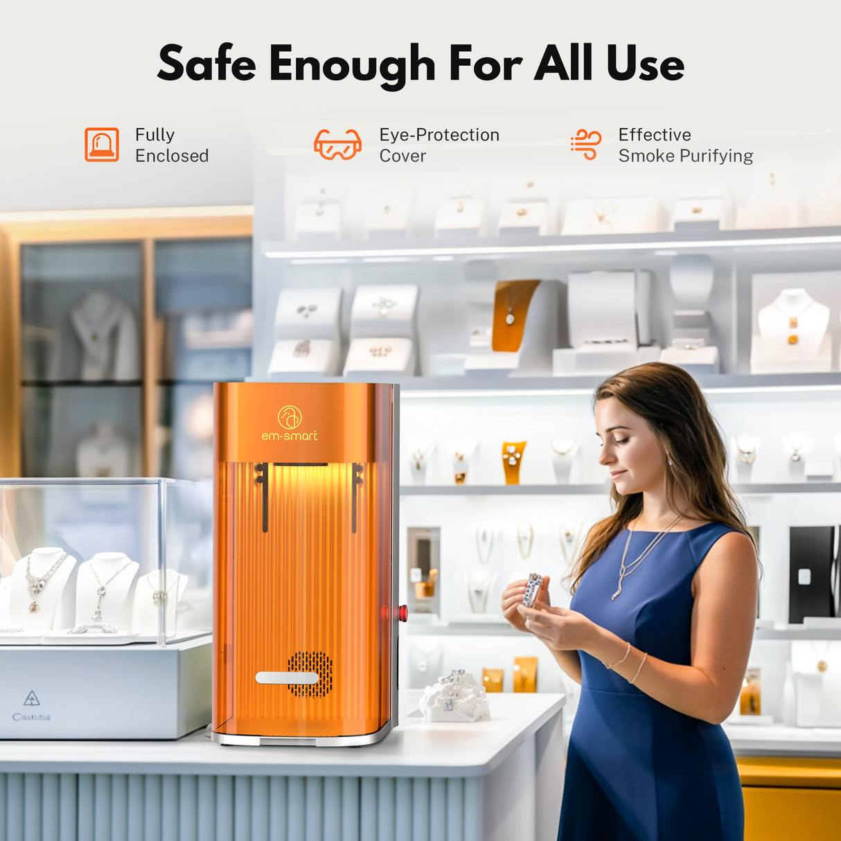 EM-Smart Dual 2 Desktop-Dual-Lasergravierer