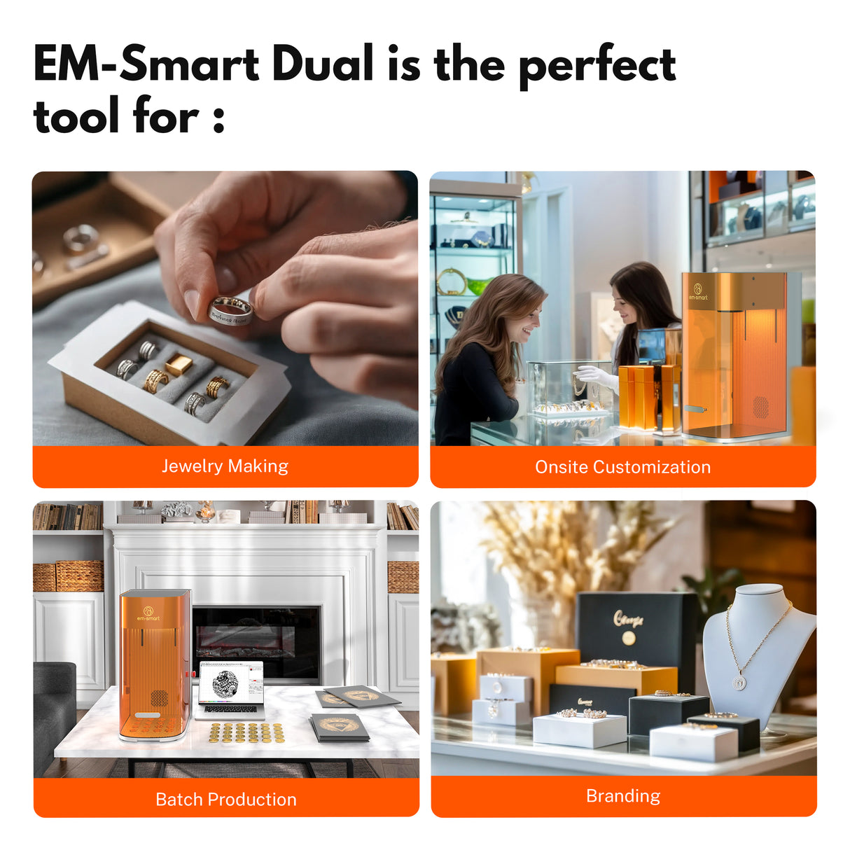 EM-Smart Dual SE Desktop-Dual-Lasergravierer