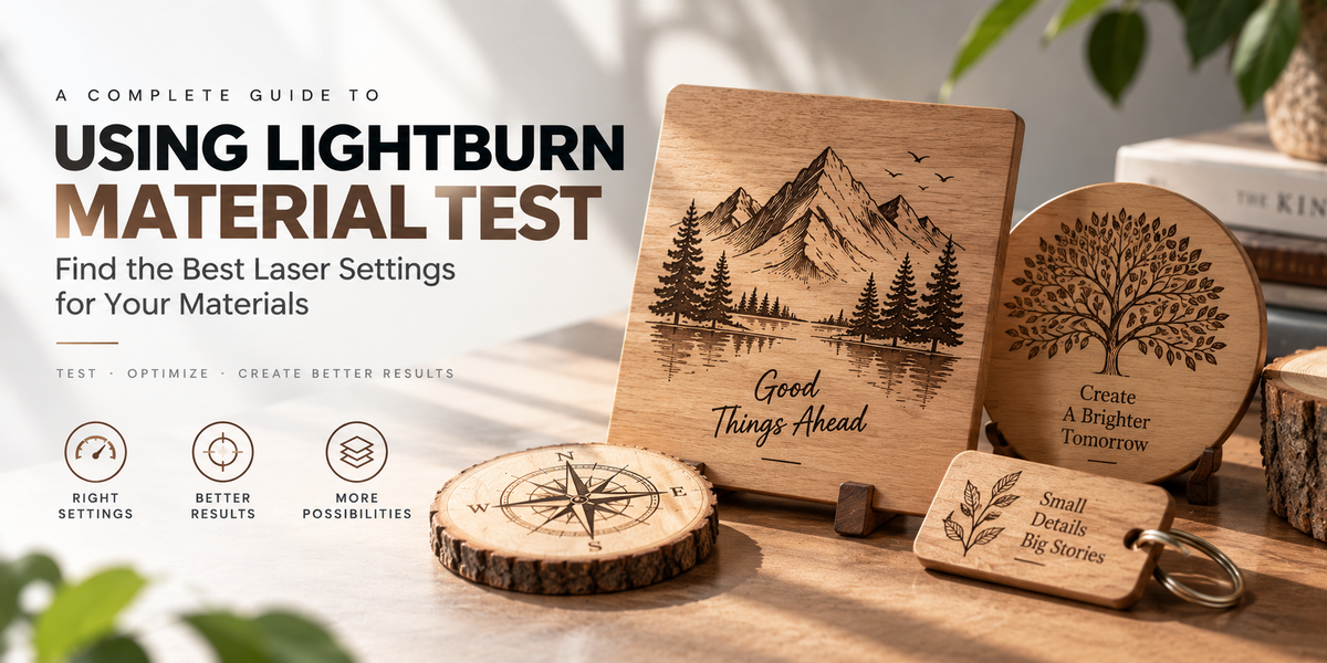 LightBurn Material Test: So finden Sie optimale Laser-Einstellungen