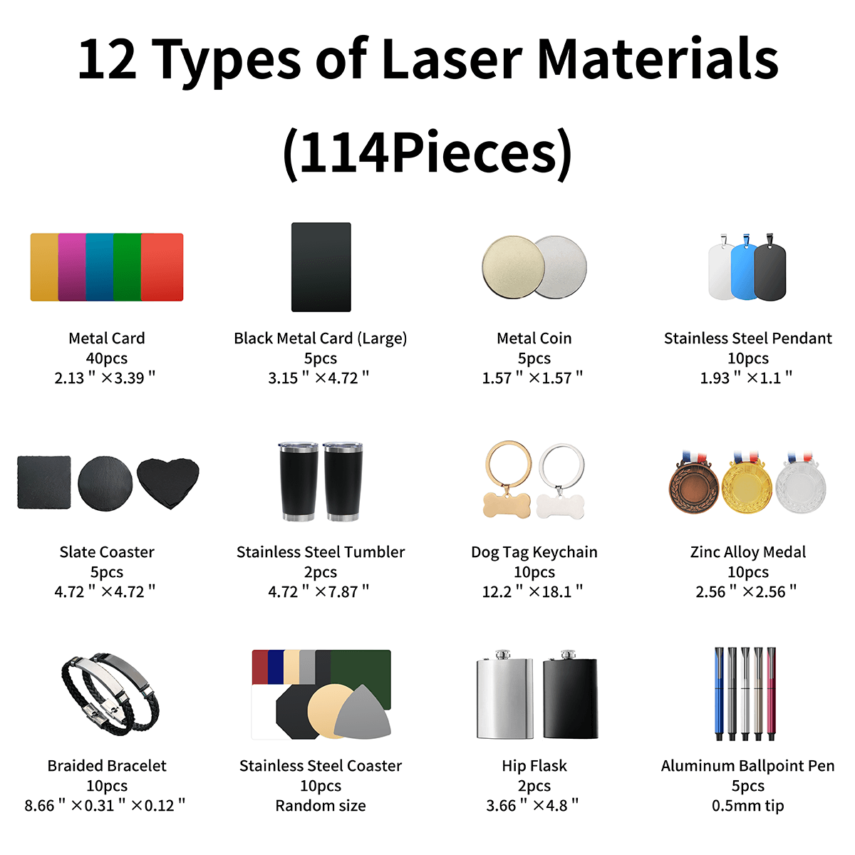 Laser-Materialien-Kit