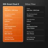 EM-Smart Dual 2 Desktop-Dual-Lasergravierer