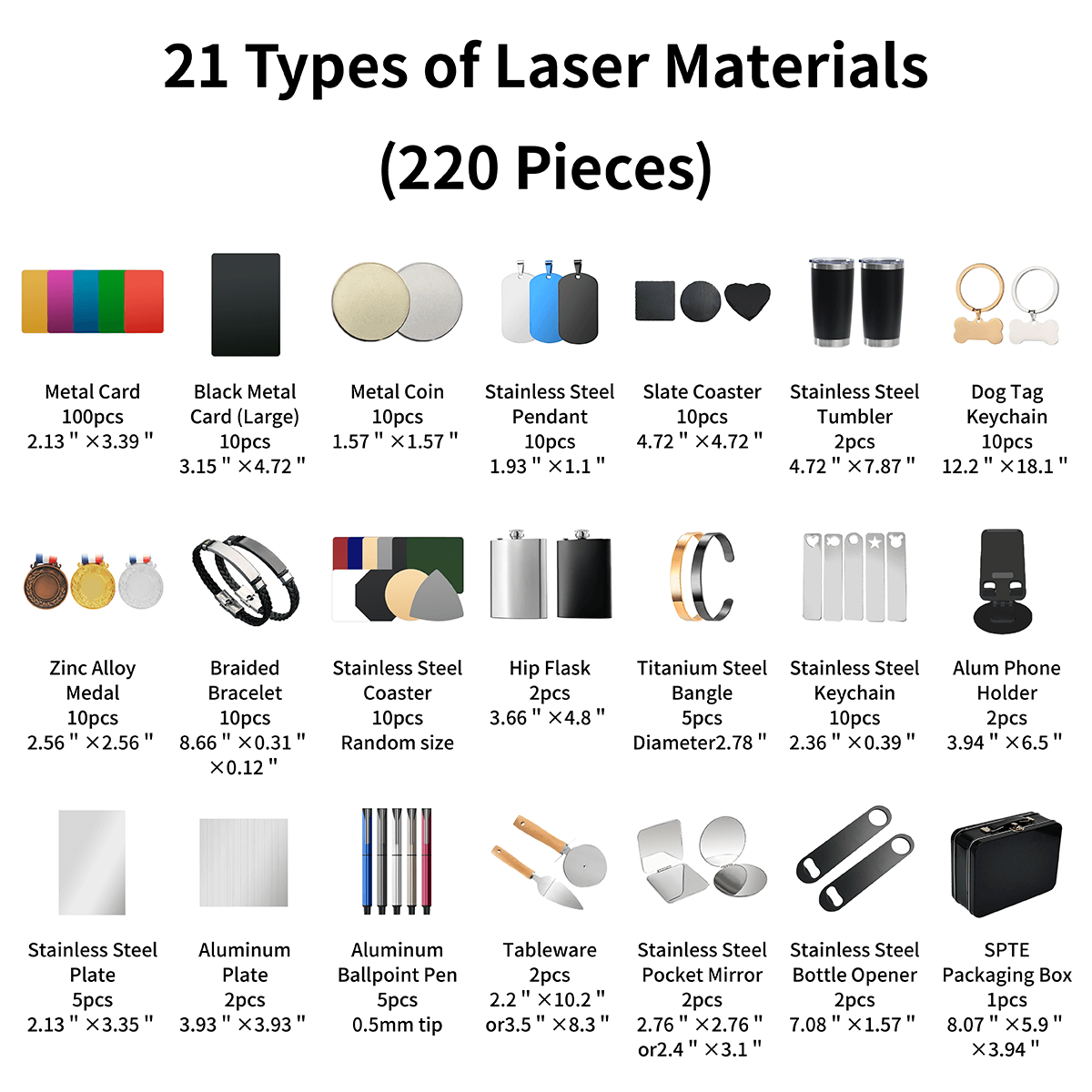 Laser-Materialien-Kit