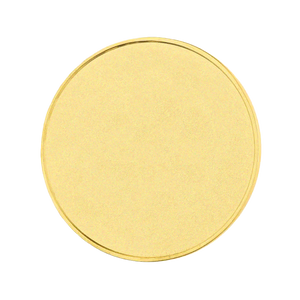 20/50 Stück Messing-Rohlinge (Challenge Coins) für Lasergravur