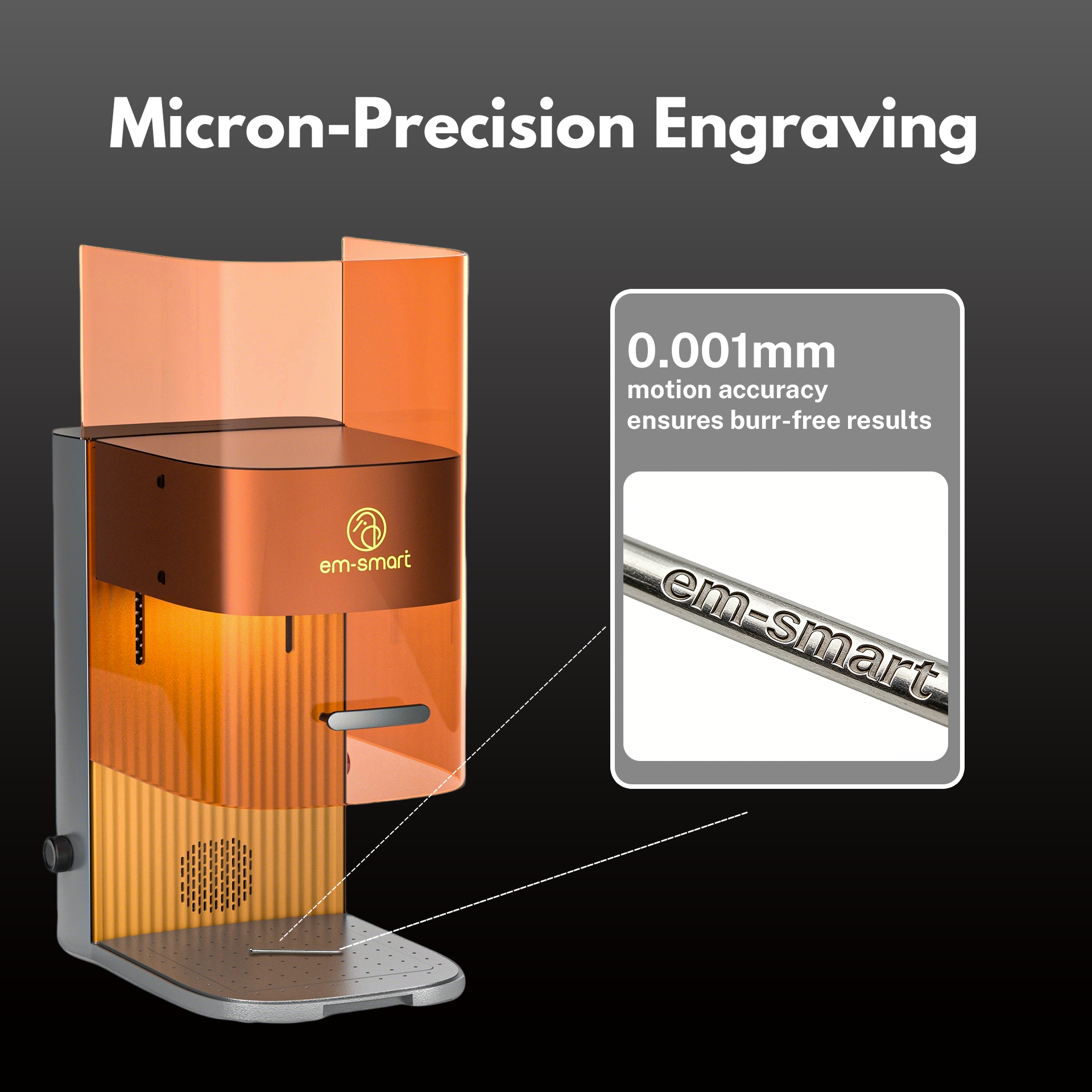 EM-Smart Dual SE desktop dual laser engraver