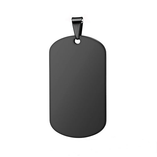 Anhänger Blank Rechteck Dog Tag