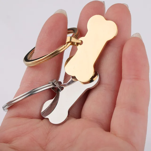 30Pcs Stainless Steel Bone Dog Tag