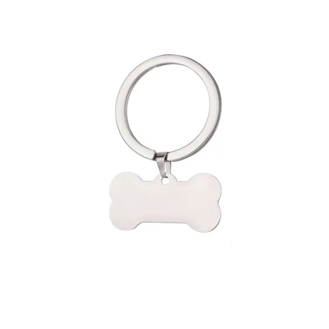 30Pcs Stainless Steel Bone Dog Tag